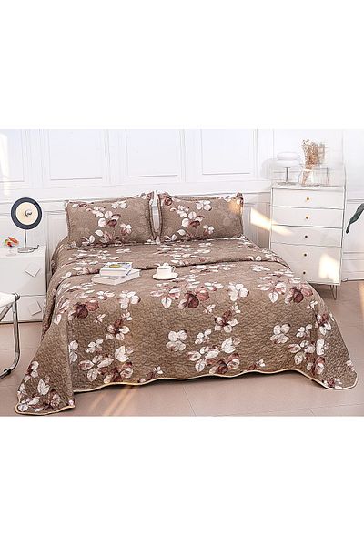 CHIRASO CHIRASO Microfiber Quilted Duvet Set, 3 pieces, Duvet 220x240cm, 2 Pillowcases, with print