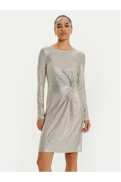 Oui Rochie de cocktail pentru femei aurie OUI-88935 1240408 7610 AUR DESCHIS