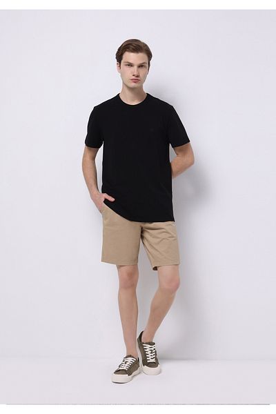 Colin's Regular Fit Mid Waist Straight Men's Brown Shorts