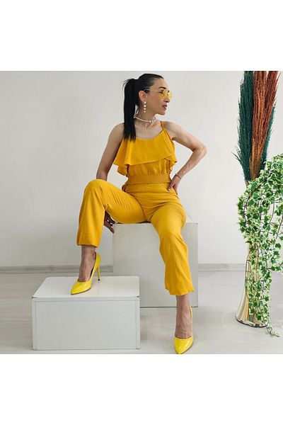 6 butik altı üstü butik Ayrobin Jumpsuit