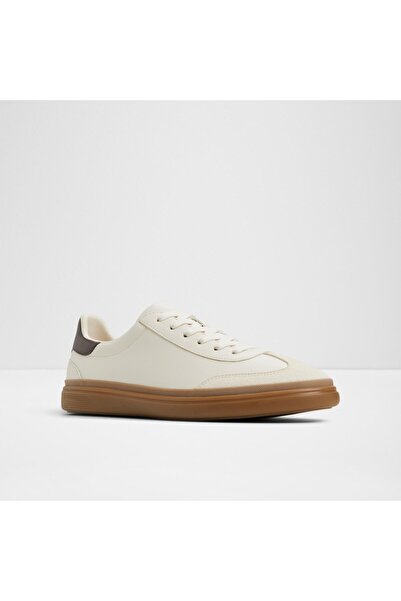 Aldo LIDO - Erkek Suni Deri Açık Natürel Düz Bağcıklı Modern Tasarımlı Spor Ayakkabı