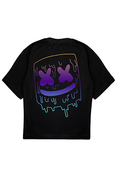 SVART WEAR تي شيرت مارشميلو مقاس كبير تي شيرت أبيض اللون