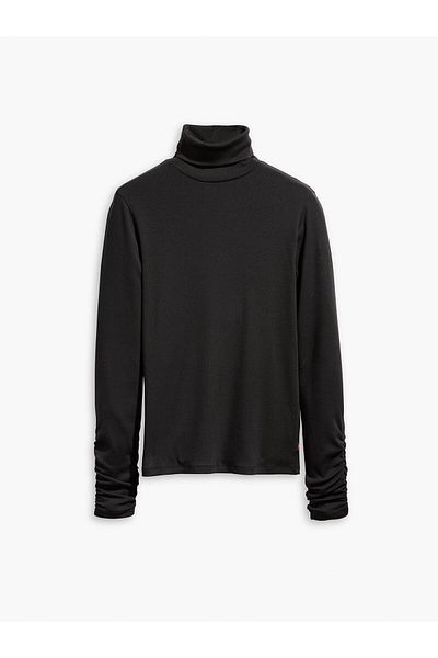Levi's Pulover Levi's pentru femei cu guler înalt A6888-0000 negru