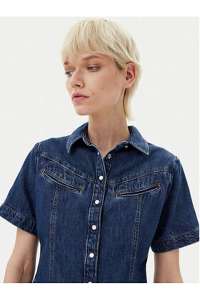 Levi's Rochie din denim pentru femei levi's 001HR-0000 albastră