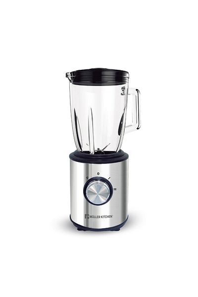 Muller Kitchen Mueller Kitchen Blender 1.5 Liters 600 Watt Steel - Mk-6005