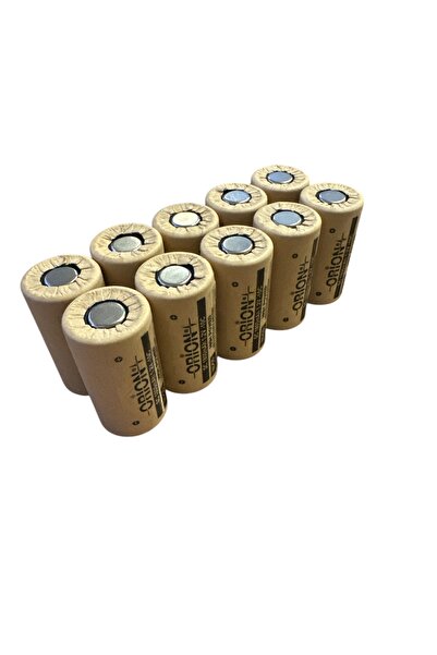 Orion 1.2v Ni-cd SC 1800mah Şarj Edilebilir Pil - HP - 10 ADET