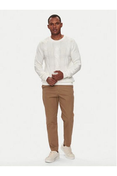 Lindbergh Mens Sweater 30-805015 White