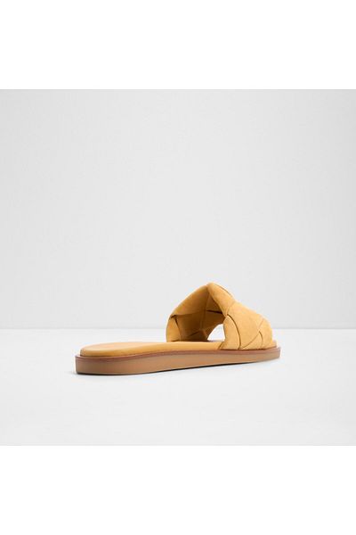 Aldo Esterelle - Women's Genuine Leather Other Yellow Flat Slippers