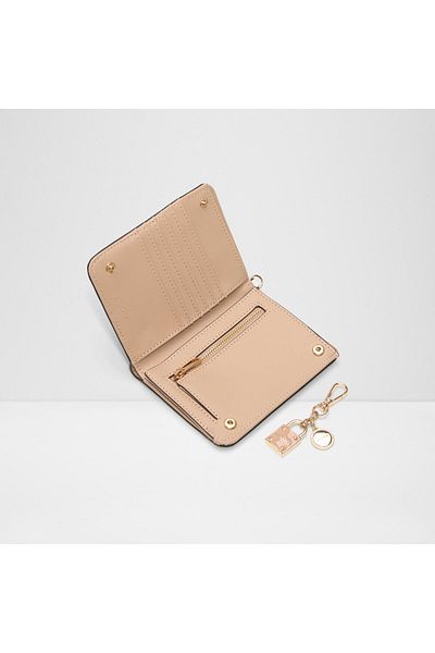 Aldo Munya - Women's Faux Leather Ecru Scholarship Closure Wallet