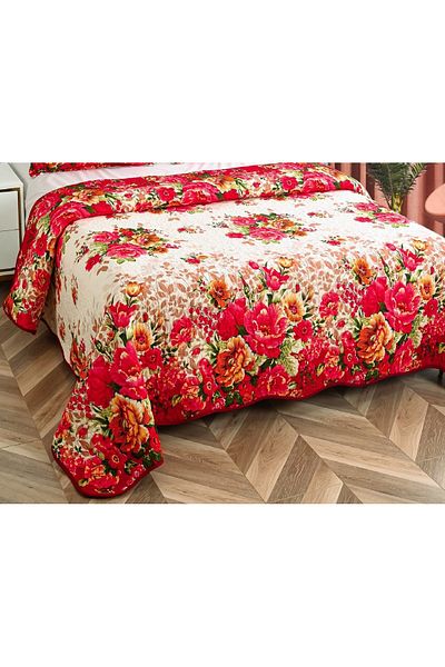 CHIRASO CHIRASO Microfiber Quilted Duvet Set, 3 pieces, Duvet 220x240cm, 2 Pillowcases, with print