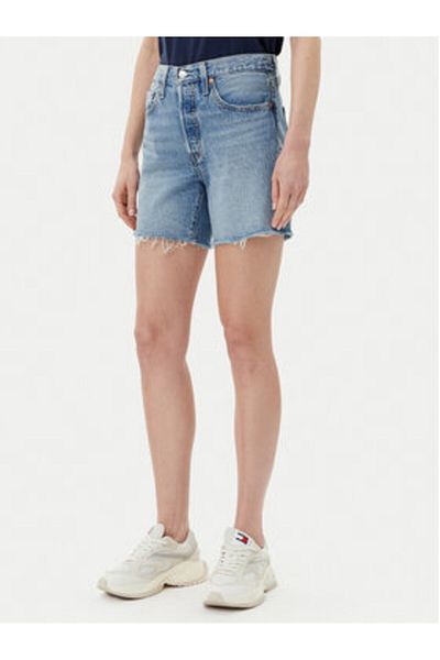 Levi's Pantaloni scurți din denim pentru femei levi's A9296-0001 albaștri