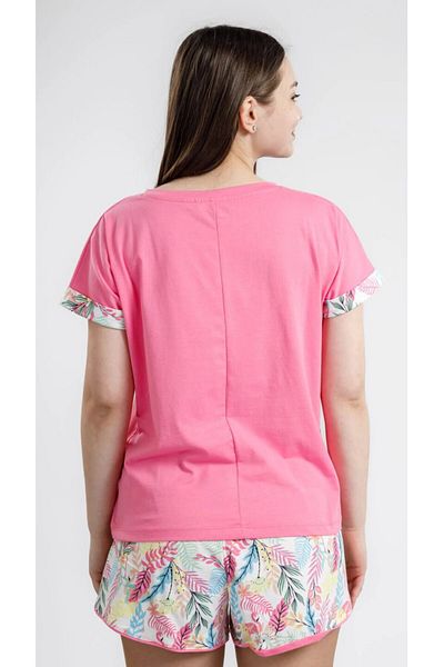 Bumbăcel Women's cotton T-shirt and shorts pajamas