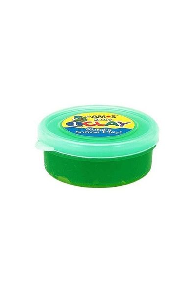 Amos Plasticine iClay Amos, 18g/box, green