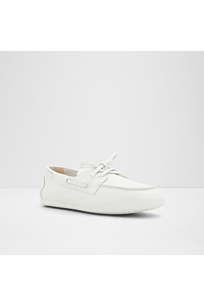 Aldo SAIL - Жіночі черевики з натуральної шкіри, білого та бежевого кольорів, з прямим шнуруванням