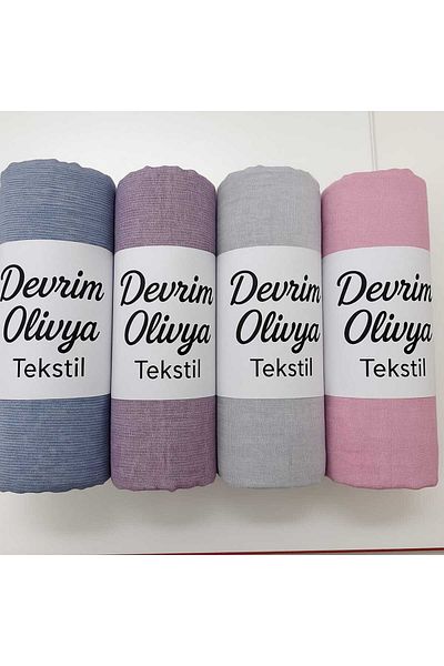 DEVRİM OLİVYA TEKSTİL Luxury 1St Class 100% Cotton Single Fitted Sheet