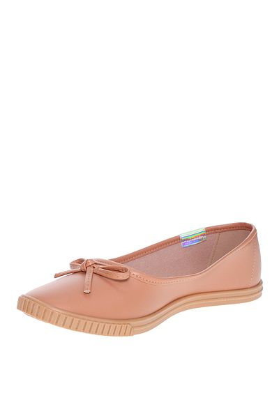 Beira Rio Ladies Closed/Flat Shoes Nude | Made In Brazil
