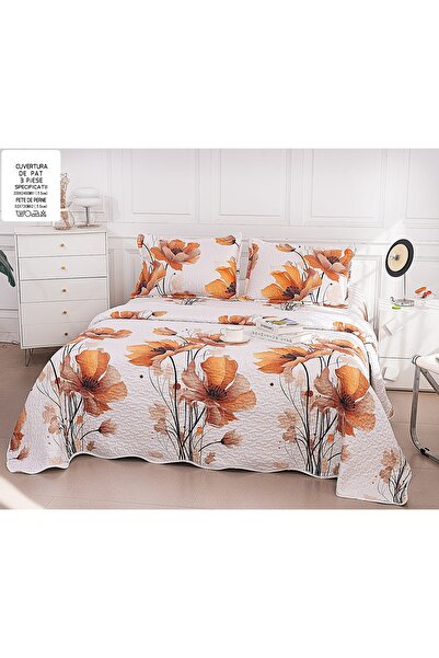 CHIRASO CHIRASO Microfiber Quilted Duvet Set, 3 pieces, Duvet 220x240cm, 2 Pillowcases, with print