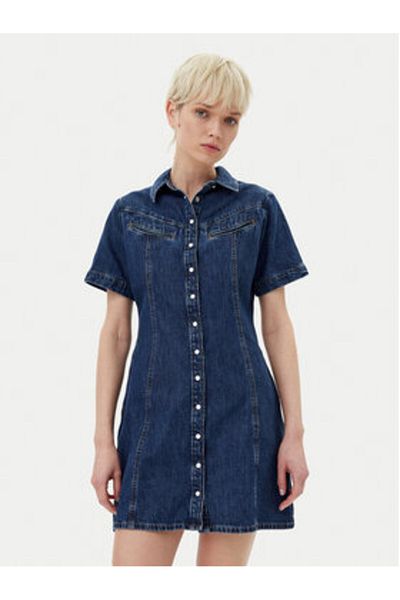 Levi's Rochie din denim pentru femei levi's 001HR-0000 albastră