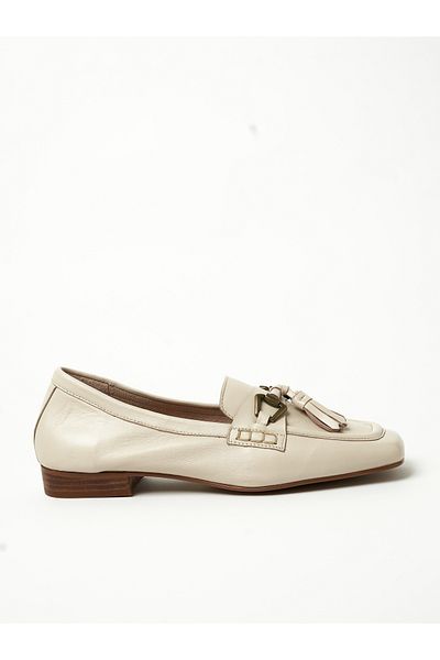 Y.SO Ladies Flat Comfort Shoes/Moccasins Cream | Made In India