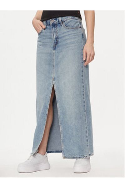 Levi's Fustă din denim pentru femei levi's A7512-0000 albastră