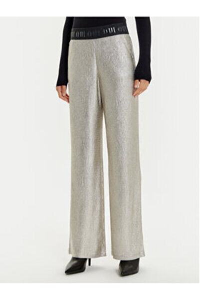 Oui Pantaloni din material textil pentru femei 88770 1240808 Auriu