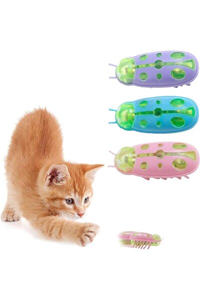 abnturk Evcil Hayvan Oyuncağı Titreşimli Hareketli Pilli Oyuncak Böcek