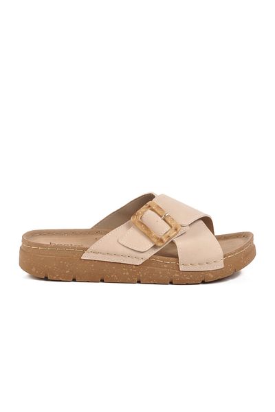 AYAKMOD Beige Anatomical Women's Slippers 117.001 Z