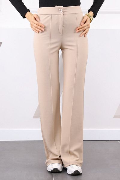 İmajButik Stone Grass Lycra Spanish Leg Trousers