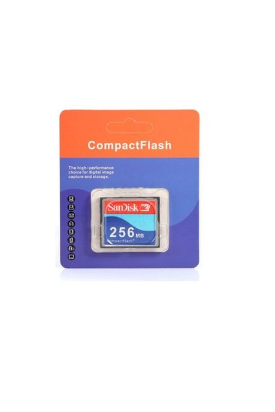 SanDisk 256 Mb Cf Compact Flash Memory Card Camera Cnc Card
