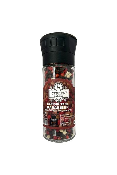 Ceylan Baharat Mixed Pepper with Mill 50 Gr