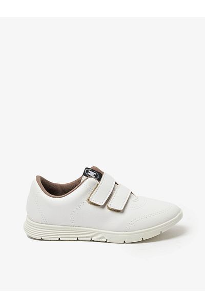 MOLEKINHO Pre Teen Boys School Shoes White | Made In Brazil