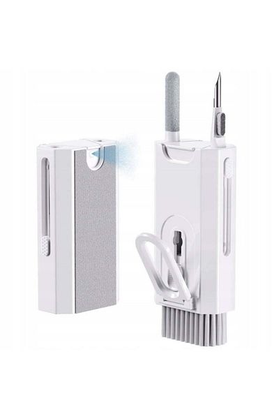 varioshop Kit Multifunctional de Curatare Produse Electronice 8 in 1 VarioShop®, cu Microfibra, Suport Telefo