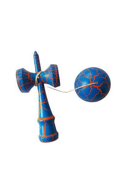 BV Kendama profesională, albastră/portocaliu, 14KD
