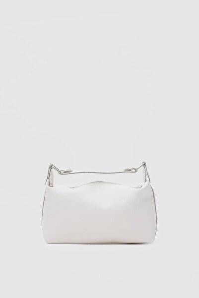 Shule Bags Elu Deri El ve Çapraz Çanta Krem