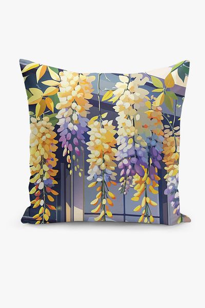 Filamente Double Sided Digital Printing Throw Pillow Cover Floral Pattern