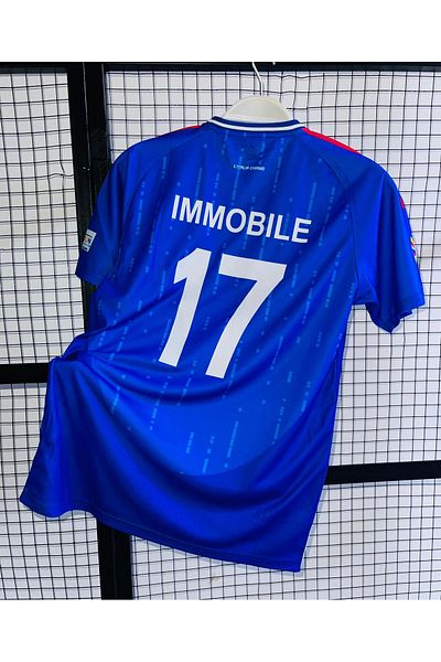 Lion Spor Ιταλία Ειδική εκτός έδρας C'iro I'mmobile ειδική μπλε ιταλική φανέλα