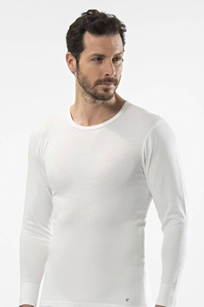 Cacharel - Θερμικό μακρυμάνικο λαιμόκοψη λευκό