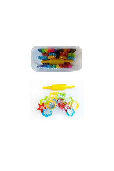 daço Set Plastilina 24 culori cu forme Plastiline Multe