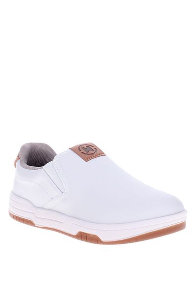 MOLEKINHO Pre Teen Boys Closed/Flat Shoes White | Made In Brazil