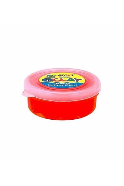 Amos iClay Amos plasticine, 18g/box, red