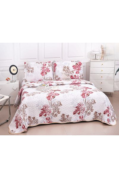 CHIRASO CHIRASO Microfiber Quilted Duvet Set, 3 pieces, Duvet 220x240cm, 2 Pillowcases, with print
