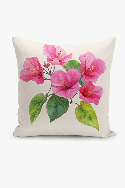 Filamente Double Sided Digital Printing Throw Pillow Cover Floral Pattern