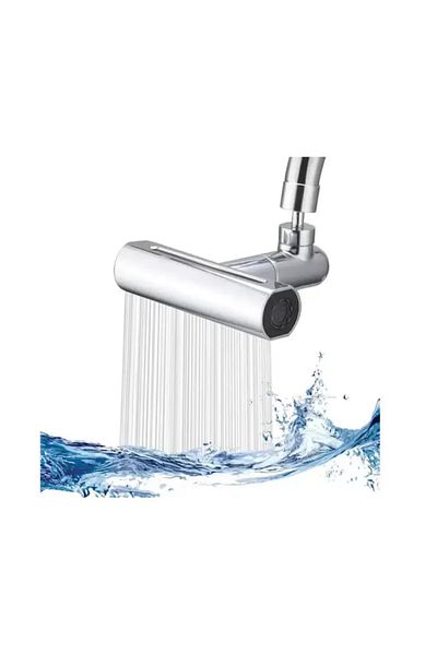varioshop Aerator pentru robinet VarioShop®, 4 moduri de dispersie a apei, rotire 360 grade, filet extermior