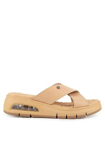 Muya Kihi Anatomical Air Max Sole Heel Spur Γυναικείες Παντόφλες Μπεζ