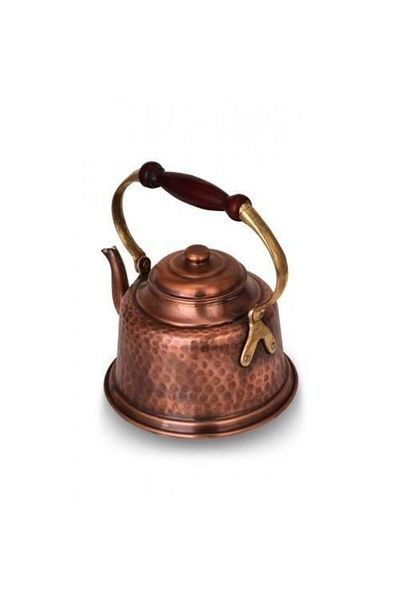 Tanemce Maraş Teapot Hand Forged Oxide Copper Teapot