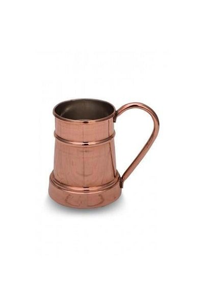 Rotanev Debito Glass Flat 600 ml Red Copper Glass