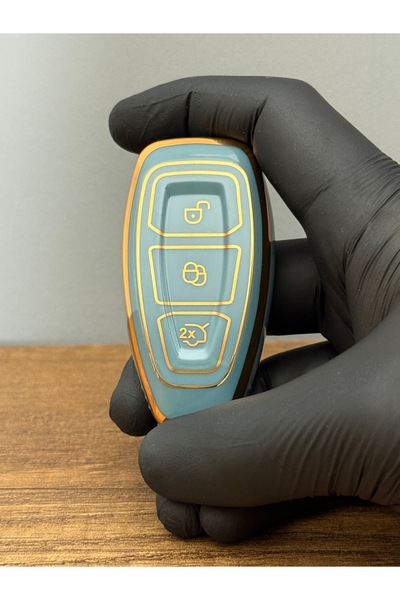 Luxe Aksesuarr حافظة فورد فييستا - فوكس - كوجا المتوافقة مع مفتاح الحماية الذ...