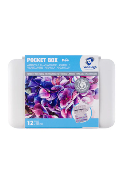 Van Gogh 12'li Tablet Sulu Boya Seti Plastik Kutulu Pink + Violets / 20808642