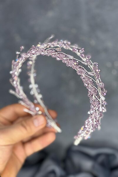 Limelia Αξεσουάρ μαλλιών με κορώνα νυφικής χέννας διπλής σειράς μοντέλο Lila ...