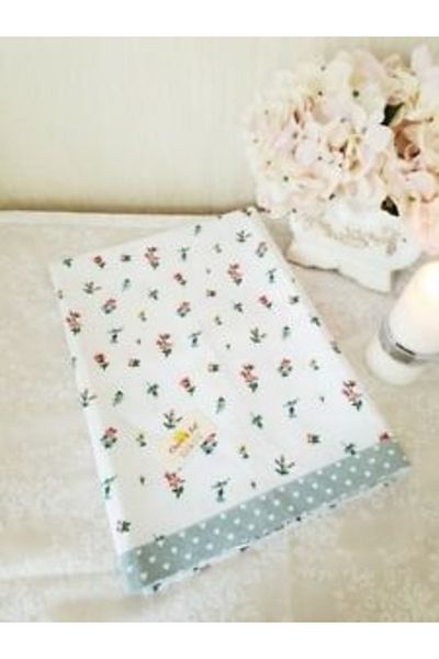 Clayre & Eef Cotton Tablecloth Spring 150 cm x 150 cm